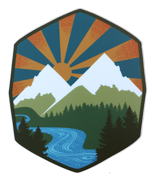 Idaho Mountains Sticker