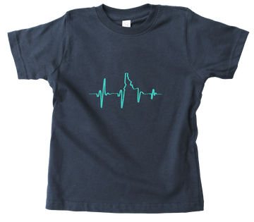 Heartbeat EKG Idaho Toddler Tee