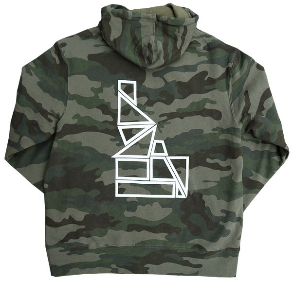 BANANA ink Geo Idaho Camo Zip Sweatshirt