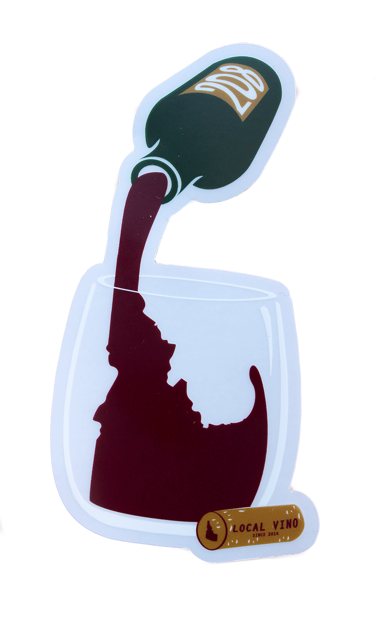 Idaho Vino Sticker