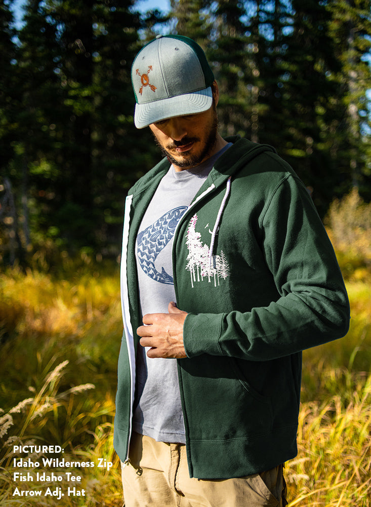 Idaho Wilderness Zip Sweatshirt