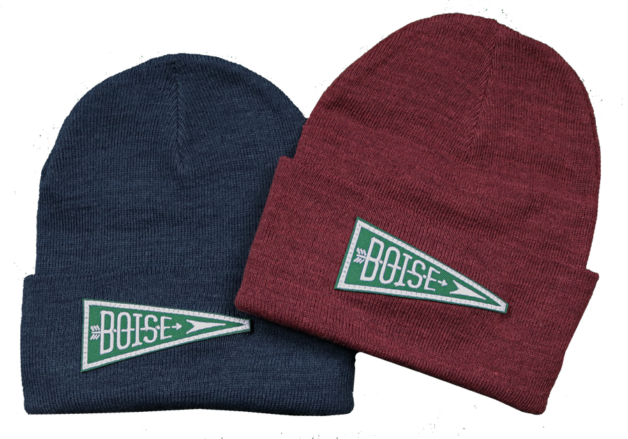 Boise Pennant Foldover Beanie