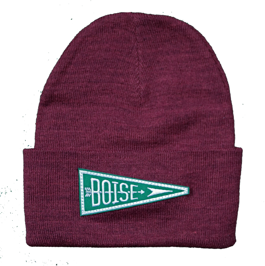 Boise Pennant Foldover Beanie