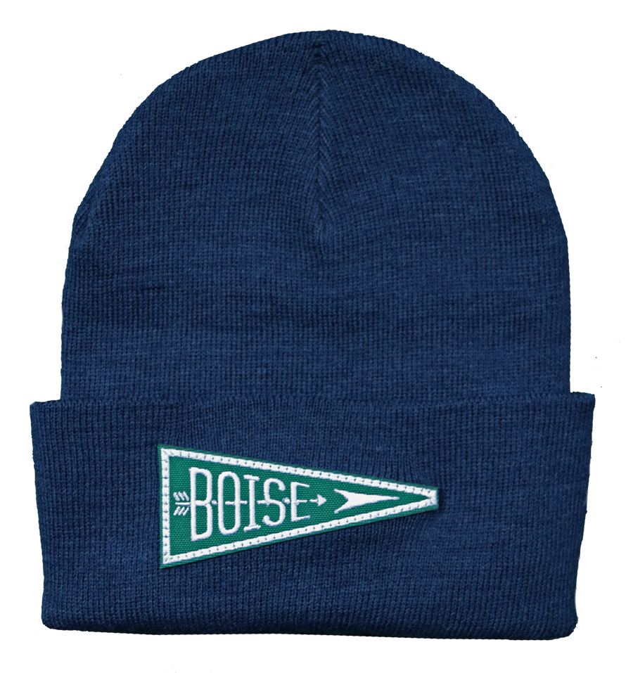 Boise Pennant Foldover Beanie