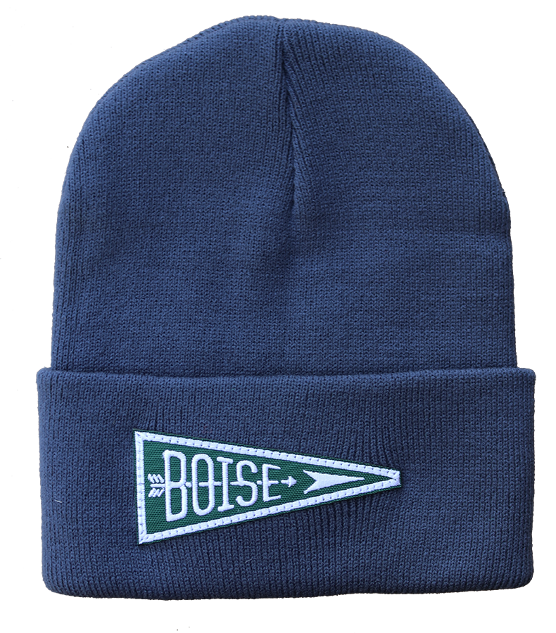 Boise Pennant Foldover Beanie