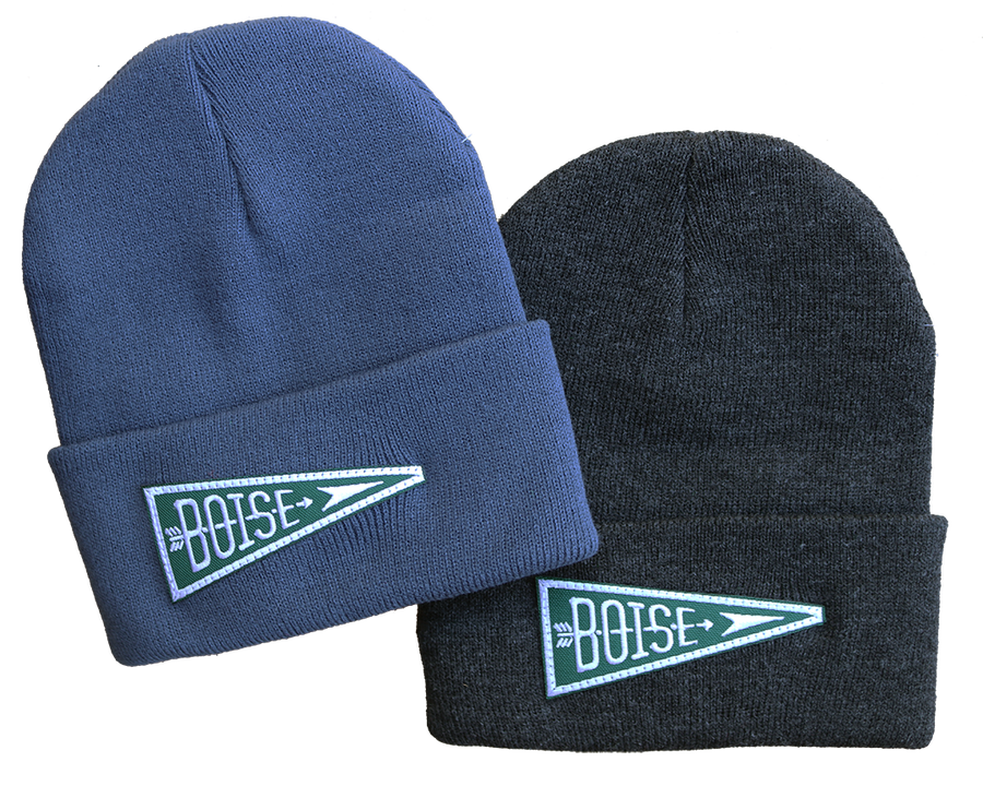 Boise Pennant Foldover Beanie