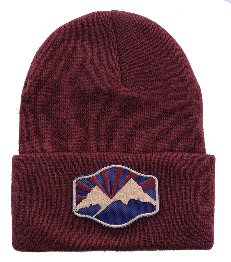 Idaho Mountains Foldover Beanie