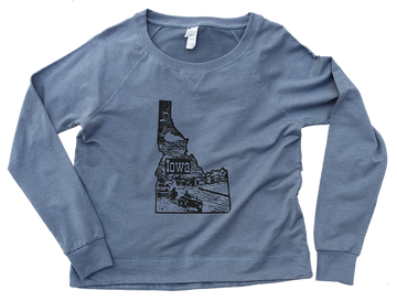 F+F Iowa Womens Long Sleeve Tee