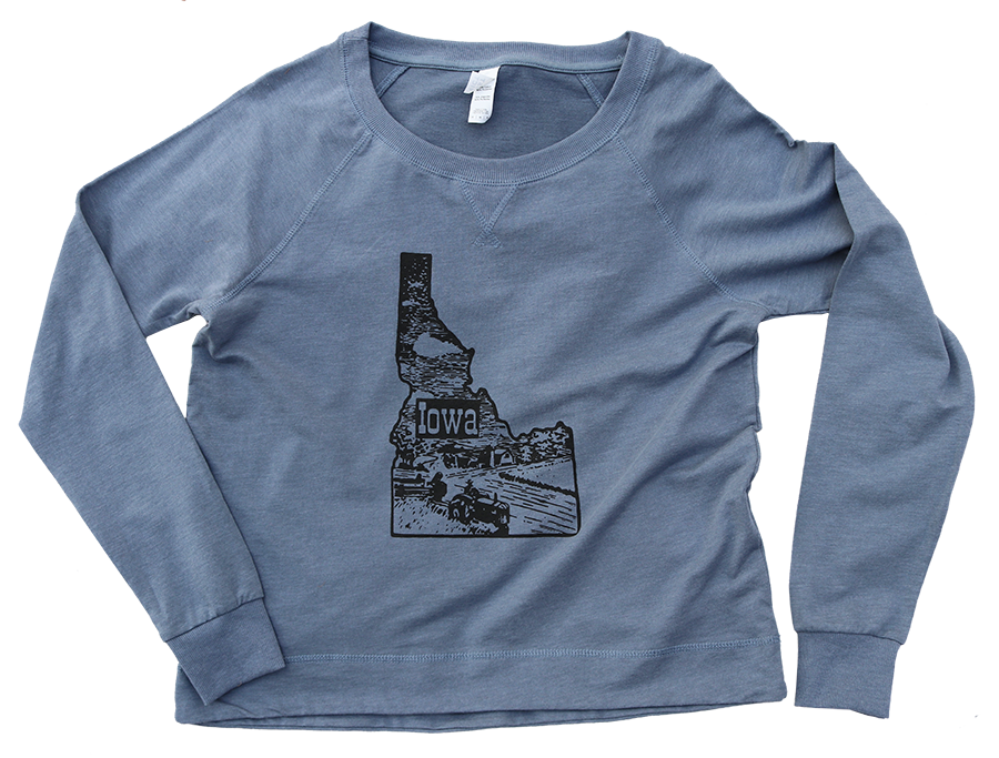 F+F Iowa Womens Long Sleeve Tee