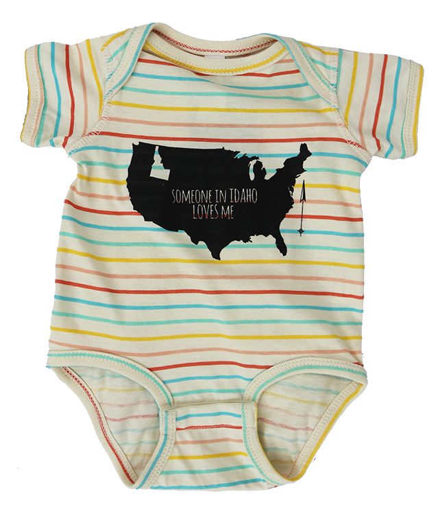 F+F Someone Loves Me Baby Onesie