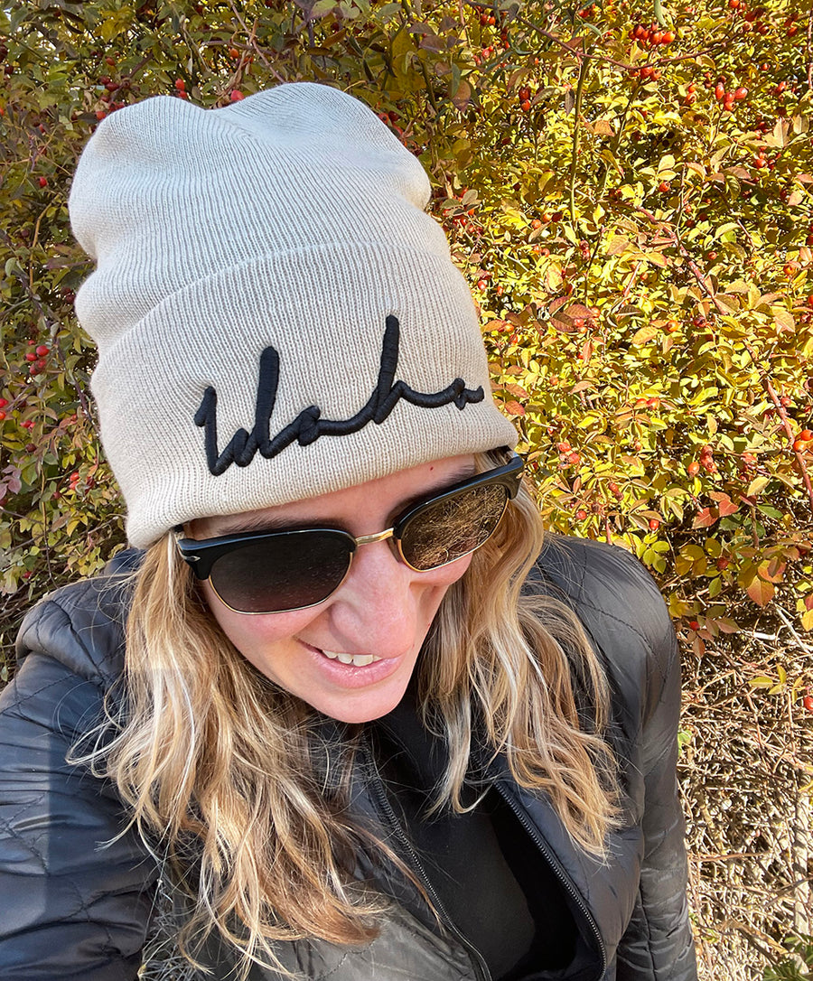 Idaho & Boise Script Beanie