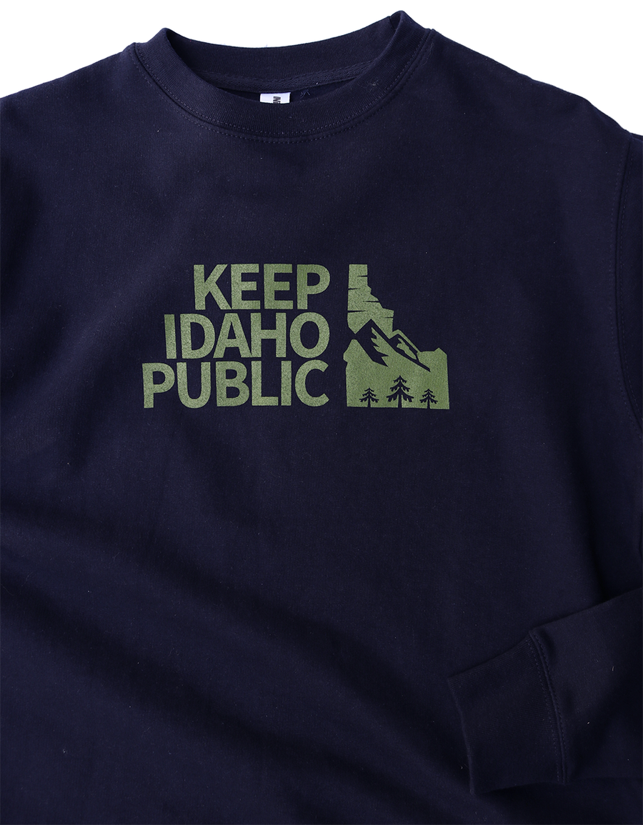 Keep Idaho Public Crew Sweatshirt