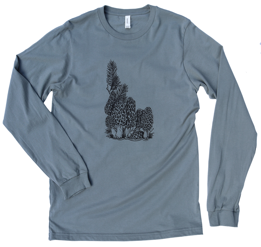 Idaho Morel Mens Long Sleeve Tee