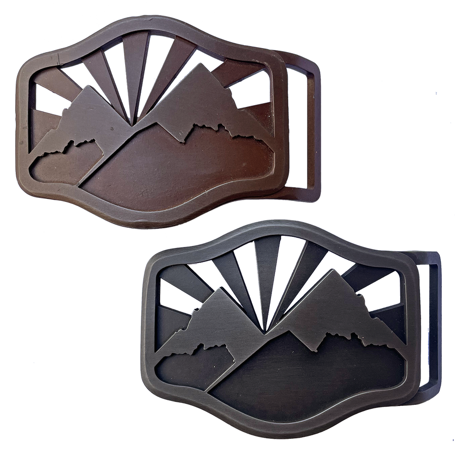 Mountain belt buckle hot sale