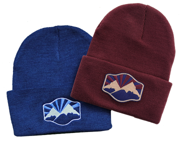 Idaho Mountains Foldover Beanie