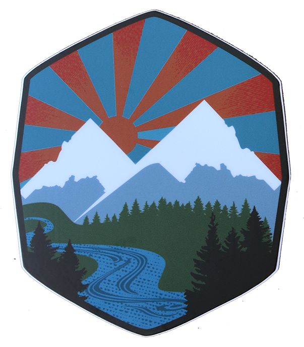 Idaho Mountains Sticker