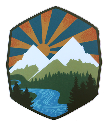 Idaho Mountains Sticker