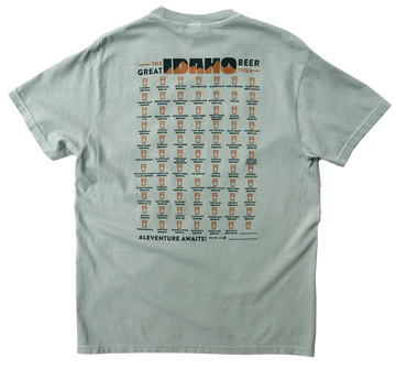 Idaho Beer Tour Checklist Mens Tee