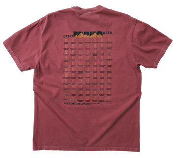 Idaho Beer Tour Checklist Mens Tee