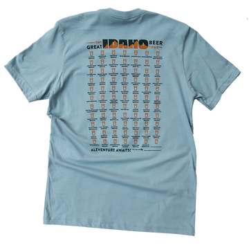 Idaho Beer Tour Checklist Mens Tee