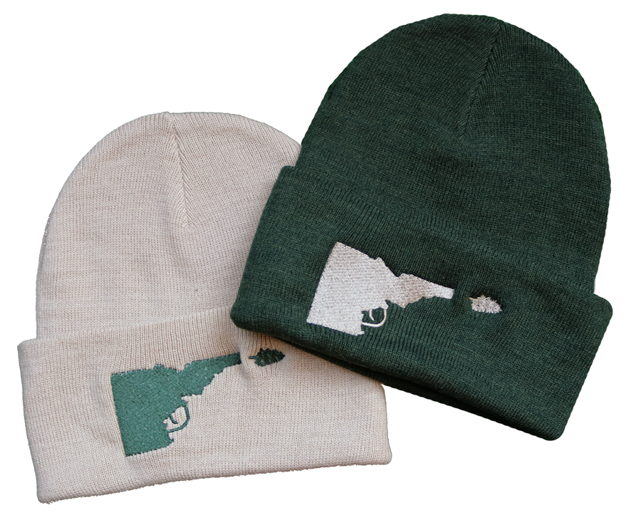 Idaho Tree-Gun Foldover Beanie