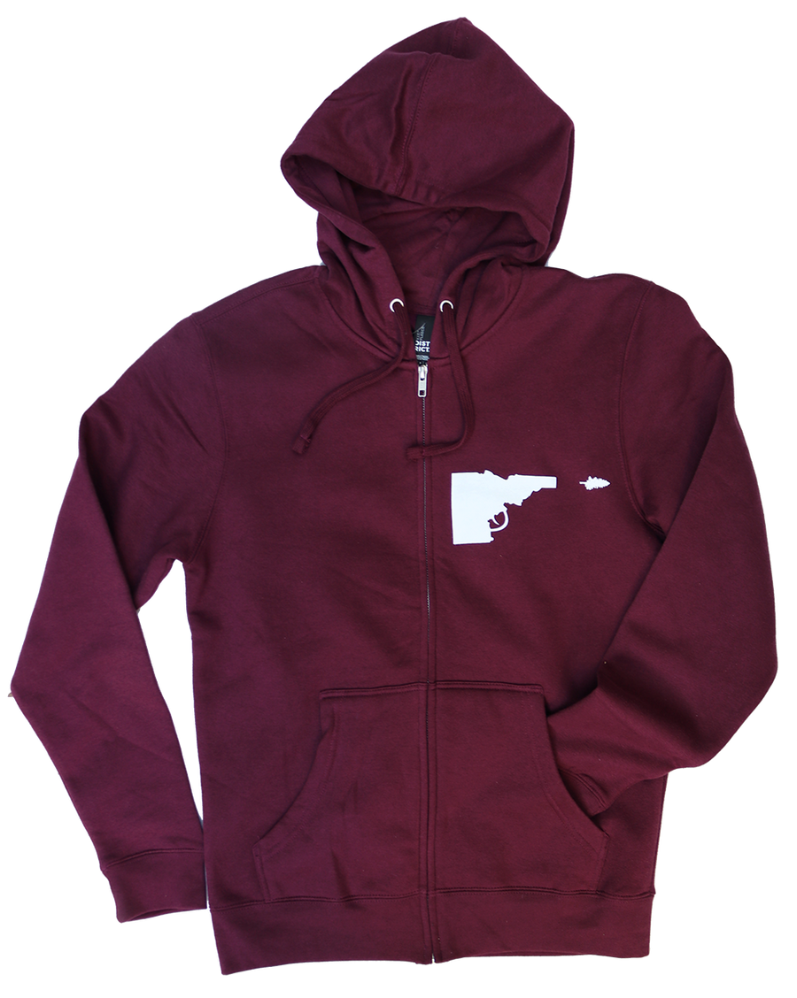 Idaho Tree-Gun Zip Sweatshirt