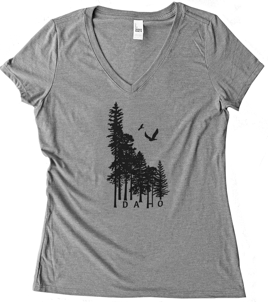 Idaho Wilderness Ladies V Tee