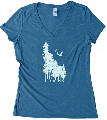 Idaho Wilderness Ladies V Tee