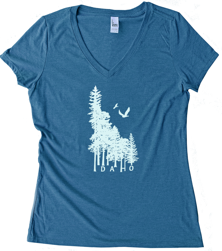 Idaho Wilderness Ladies V Tee