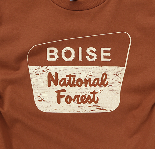 Boise National Forest Ladies Boxy Tee
