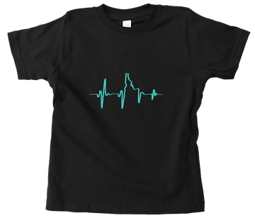 Heartbeat EKG Idaho Toddler Tee