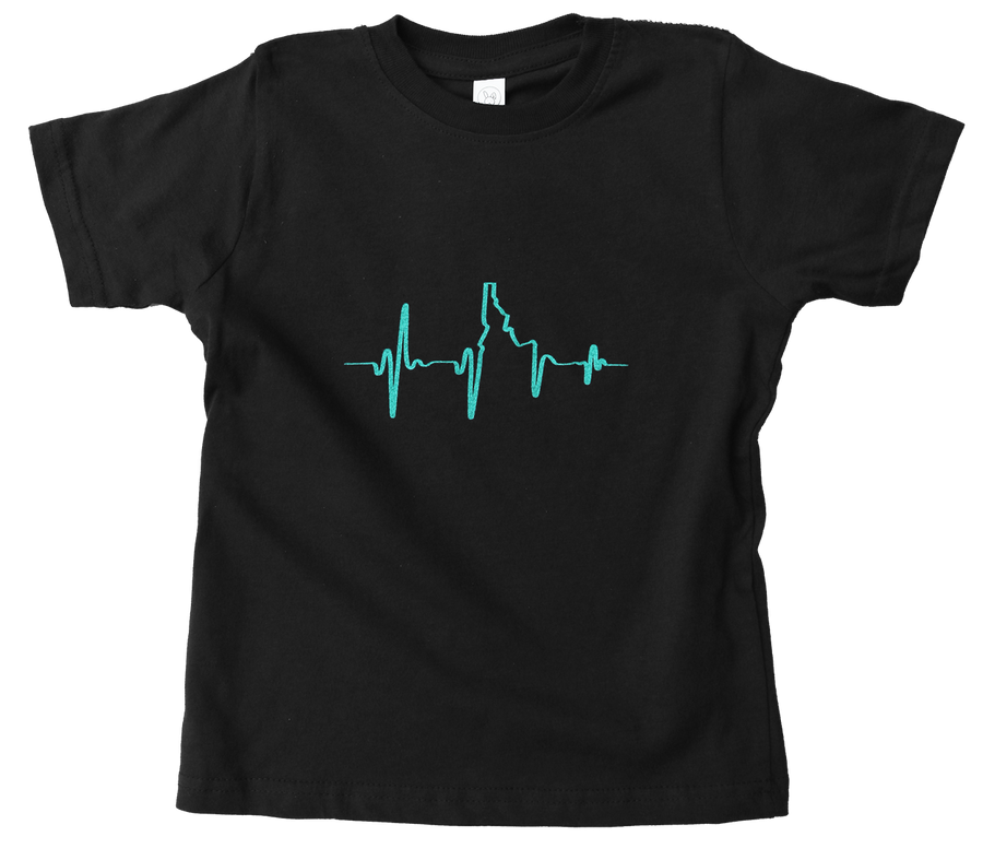Heartbeat EKG Idaho Toddler Tee