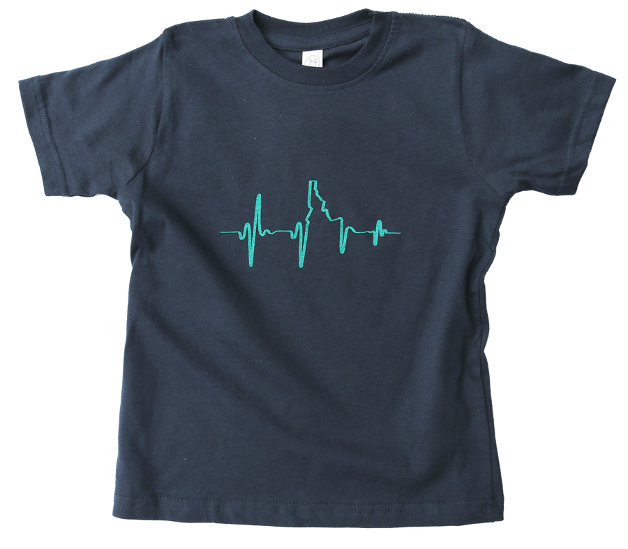 Heartbeat EKG Idaho Toddler Tee