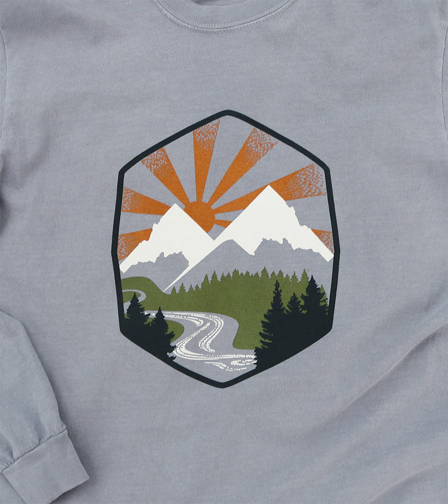 Idaho Mountain Men's Long Sleeve Tee