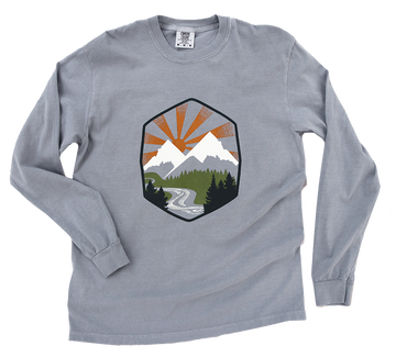 Idaho Mountain Men's Long Sleeve Tee