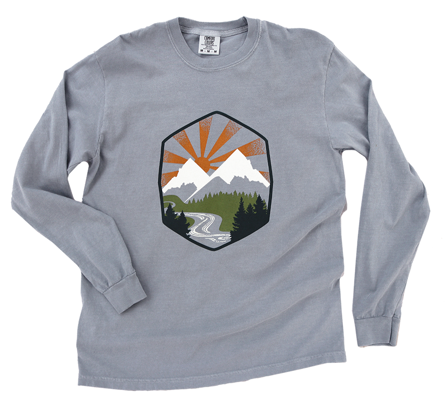 Idaho Mountain Men's Long Sleeve Tee