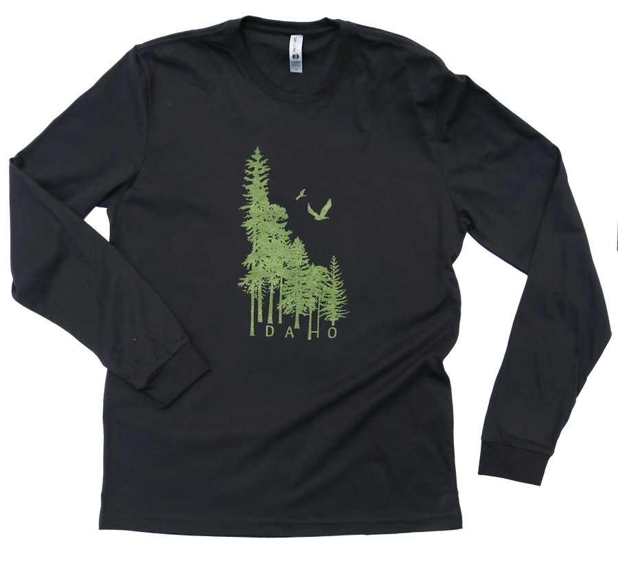 Idaho Wilderness Mens Long-Sleeve Tee