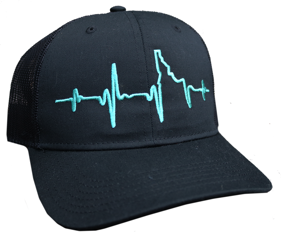 Fishing top heartbeat hat