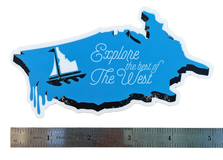 Explore the Best of the West Sticker