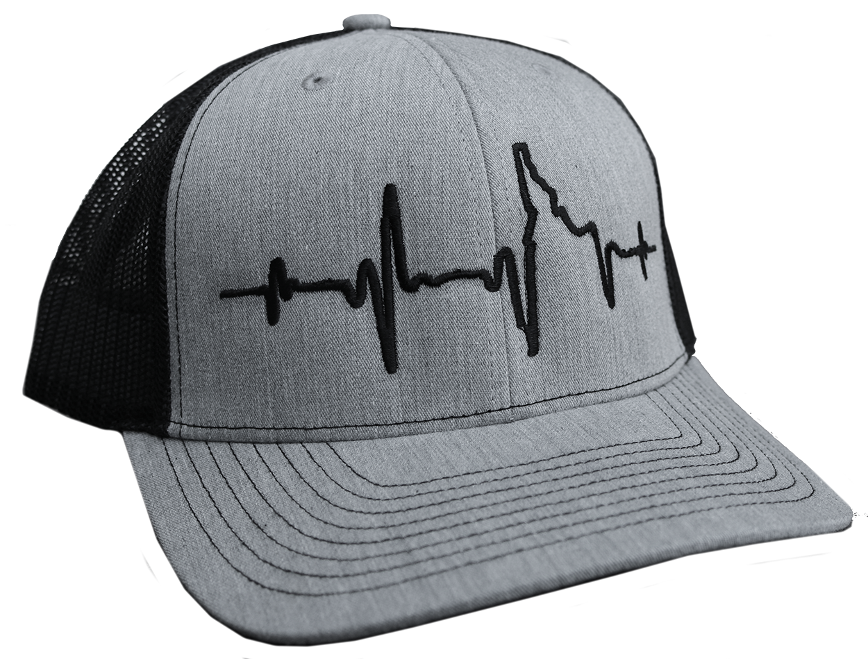 Fishing heartbeat hat on sale