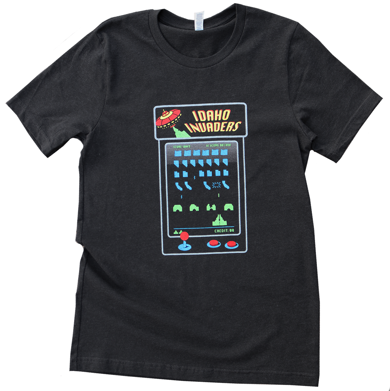 Urban Backwoods Digital Invaders - T-Shirt Uomo, 100% Cotone, Stampa Di Qualità, Taglie Forti Fino A 5XL