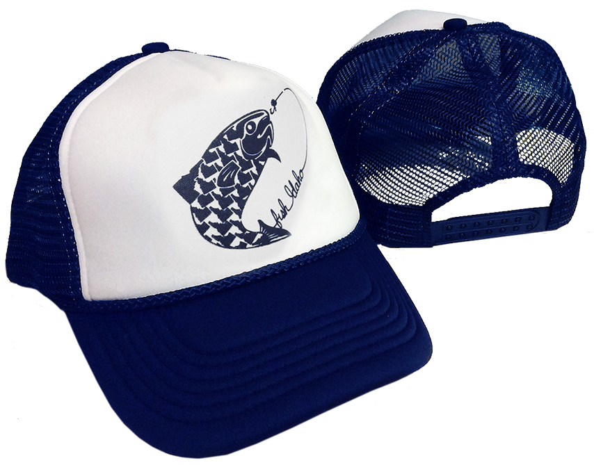 SCALES Gear Fishing Cap Hat Blue Snapback Adjustable