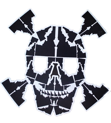Idaho Skull Sticker