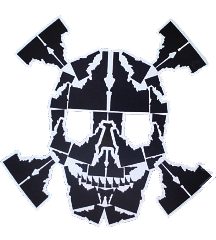 Idaho Skull Sticker