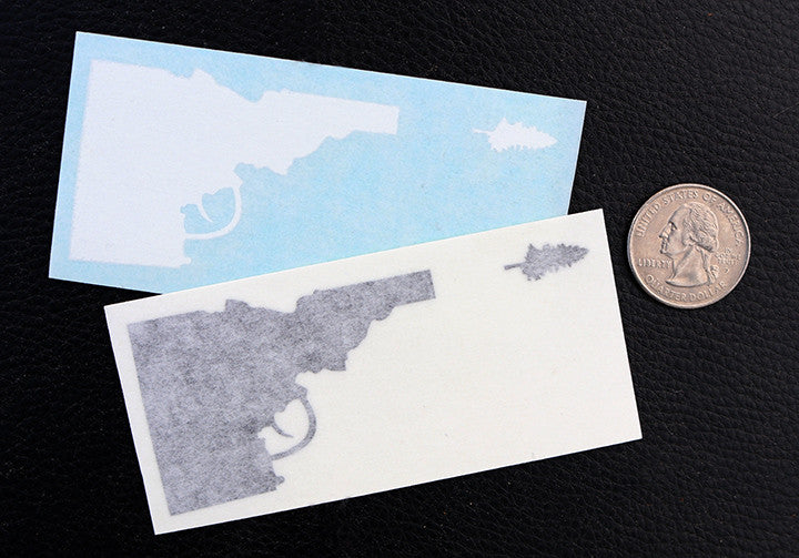 money tree gun shop BANANA ink - Idaho Tree-Gun Sticker