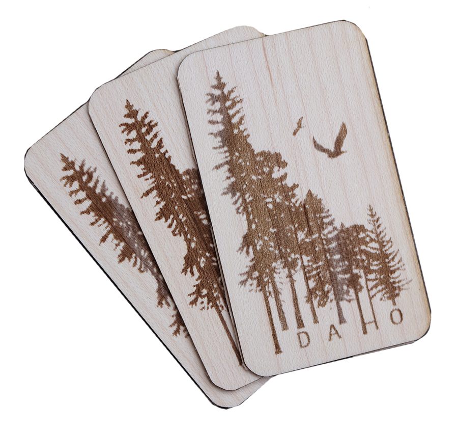 Idaho Wilderness Wood Sticker